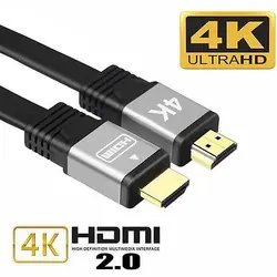 کابل HDMI 4K ورژن 2.0 فلت طول 3 متر - فروشگاه آنلاین مشهدشاپ