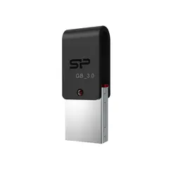 فلش مموری دو سر سیلیکون پاور مدل X31 USB3.0 OTG ظرفیت 16 گیگابایت - فروشگاه آنلاین مشهدشاپ