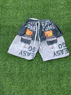 شلوارک طرح خرس لباس مشکی