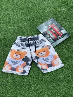 شلوارک طرح خرس سفید ج