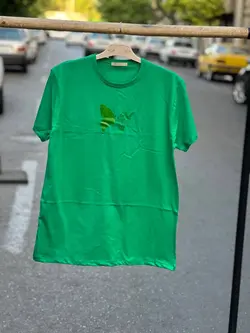 تیشرت پنبه سوپرپروانه سبز