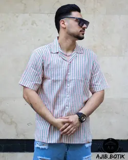 پیراهن لنین یقه انگلیس کد2