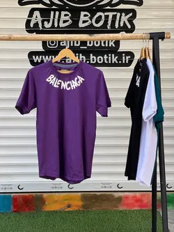 تیشرت پنبه سوپریقه بالنسیگا بنفش