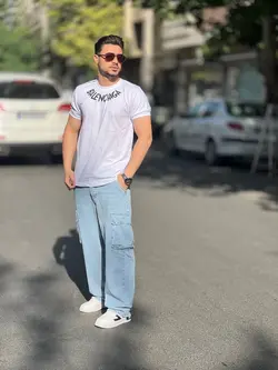 تیشرت پنبه سوپریقه بالنسیگا سفید