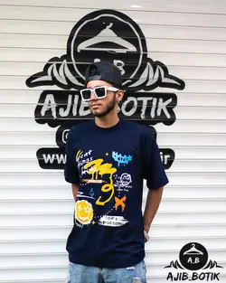 تیشرت نخ پنبه اسکرچ مشکی