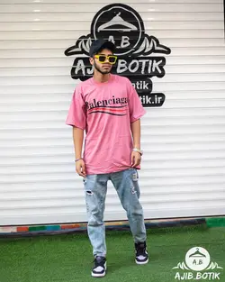 تیشرت لش اور سایزسه خط گلبهی