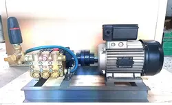 کارواش صنعتی 250 بار مدل WS251 اینترپمپ ایتالیا کوپله شده با موتور 10 اسب ایتالیایی روی شاسی ساده