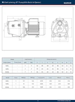 پمپ 1 اسب جتی 45 متری
