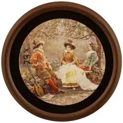 تابلو فریم چوبی لوتوس مدل FWSBR-64X64-A2 - تالار مبلمان گرانداسکای