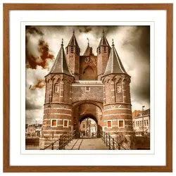 تابلو مدرن AMSTERDAM GATE HAARLEM 1 کد GW-99112-C - تالار مبلمان گرانداسکای