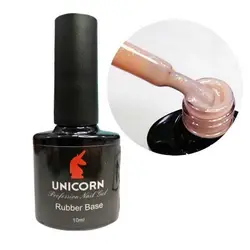رابر بیس ناخن یونیکورن UNICORN کد ۱۰