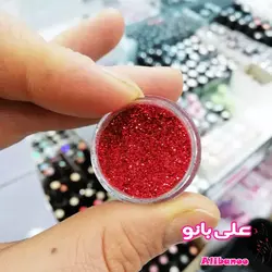 شوگر ناخن رنگ قرمز