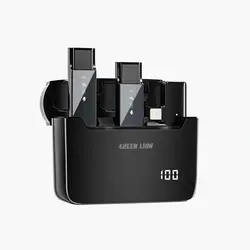 میکروفن بی سیم گرین GREEN 2in1 DIGITAL DISPLAY لایتنینگ • گجت مال