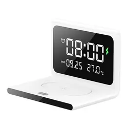 ساعت دیجیتال و شارژ وایرلس رسی مدل Recci Wireless Charger Calender RLS-L12