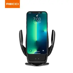 هولدر و شارژر وایرلس اتوماتیک رسی مدل Recci RHO-C21 Wireless Charging