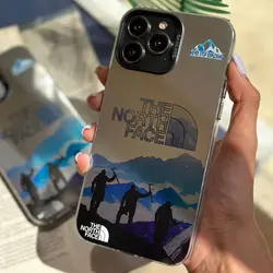 قاب طرح Climber مدل Silver North Face مناسب برای گوشی موبایل اپل iPhone 11 /  12 / 12 Pro / 12 Pro Max / 13 / 13 Pro / 13 Pro Max / 14 / 14 Pro / 14 Pro Max