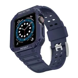 بند سیلیکونی جی شاک اپل واچ مدل G-Shock مناسب برای Apple Watch سری 4 تا 8 سایز 44 / 45 میلی متر