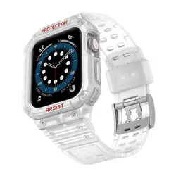 بند سیلیکونی جی شاک اپل واچ مدل G-Shock مناسب برای Apple Watch سری 4 تا 8 سایز 44 / 45 میلی متر