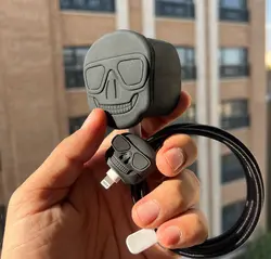 کاور ایرپاد اسکلت مشکی مناسب برای اپل Airpod1/2/3/pro/pro2