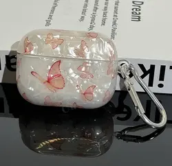 ایرپاد پروانه نارنجی مناسب برای ایرپاد اپل airpod1/2/pro/pro2