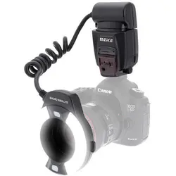 رینگ فلاش میک مخصوص کانن Meike MK-14EXT TTL Macro Ring Flash for Canon