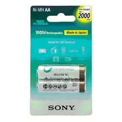 باتری قلمی قابل شارژ سونی Sony Ni-MH AA 2000mah Battery