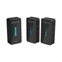 میکروفون بی سیم یقه ای بویا دو کاربر Boya BY-XM6-K2