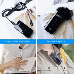 میکروفون بی سیم یقه ای بویا دو کاربر Boya BY-XM6-K2