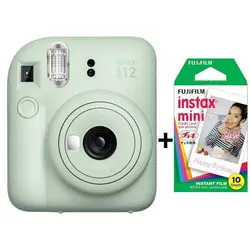 دوربین عکاسی چاپ سریع اینستکس مینی 12 فوجی فیلم Fujifilm Instax Mini 12 Green + Film10