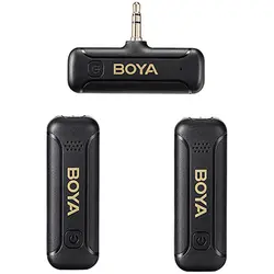 میکروفون دو کاربر بی سیم یقه ای بویا BOYA BY-WM3T2-M2 3.5mm TRS