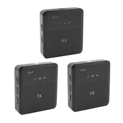 میکروفون دو کاربر بی سیم یقه ای SX9 Dual Type-C Wireless Microphone