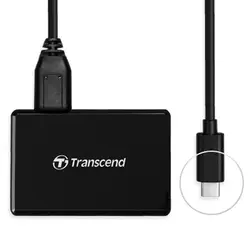 رم ریدر ترنسند Transcend RDC8 USB 3.1 Black