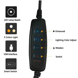 رینگ لایت مدل Ringlight ZN626 به همراه پایه بلند