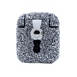 کاور محافظ ایرپاد نگینی همراه آویز Airpods 1-2 Cover