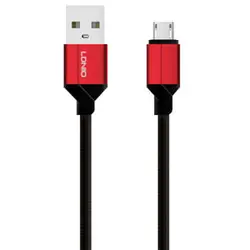 کابل تبدیل USB به MicroUSB الدینیو مدل LS-392 طول 2 متر