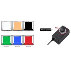 خیمه عکاسی نور دار 60×60 پلوز دیمر دار | Puluz Photography Tent LED 60x60cm