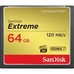 کارت حافظه سندیسک مدل SanDisk 64GB Extreme CompactFlash UDMA 7 120MB/s