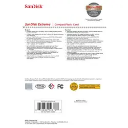 کارت حافظه سندیسک مدل SanDisk 64GB Extreme CompactFlash UDMA 7 120MB/s