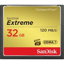 کارت حافظه سندیسک مدل SanDisk 32GB Extreme CompactFlash UDMA 7 120MB/s