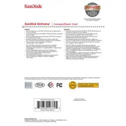 کارت حافظه سندیسک مدل SanDisk 32GB Extreme CompactFlash UDMA 7 120MB/s