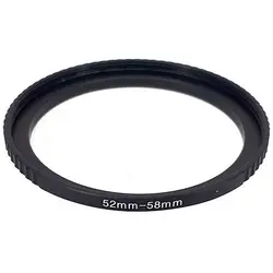 رینگ تبدیل فیلتر 52 میلی متری به 58 میلی متری