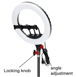 رینگ لایت جیماری مدل Ring Light Jmary FM-14R به همراه پایه