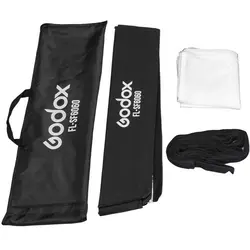 سافت ‌باکس و گرید FL-150S گودکس 60×60 سانتی متر | Godox Softbox with Grid for Flexible LED Panel FL150S