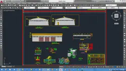 محاسبات و نقشه سوله با دهانه 20 متر