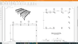 پی دی اف نقشه های اجرایی سایه بان خرپایی دهانه حدود 10 متر