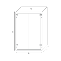 گاوصندوق کاوه مدل 2000BSdg رمز دیجیتال - ایران سیف شاپ