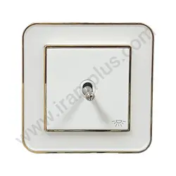 شاسی راه پله کلاسیک مدل ارس سفید طلایی میانی سفید