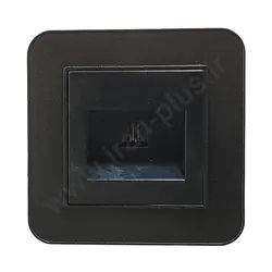 تلفن تک سوکت (2خط) مدل ارس مشکی