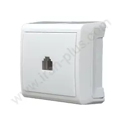 تلفن تک سوکت (2خط) مدل الیزه روکار