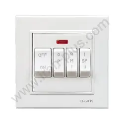 کلید کولر مدل برلیان سفید